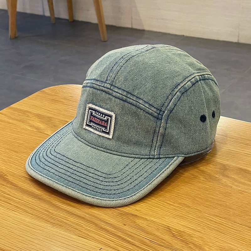 Vintage Düz Kenarlı Denim Beyz - Corduroy Cap 5 Panel incelemesi ve fiyatı