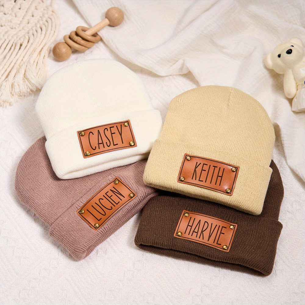 Özel Deri Yama Detaylı Bere, Ü - Beanie Cuffed Knit incelemesi ve fiyatı