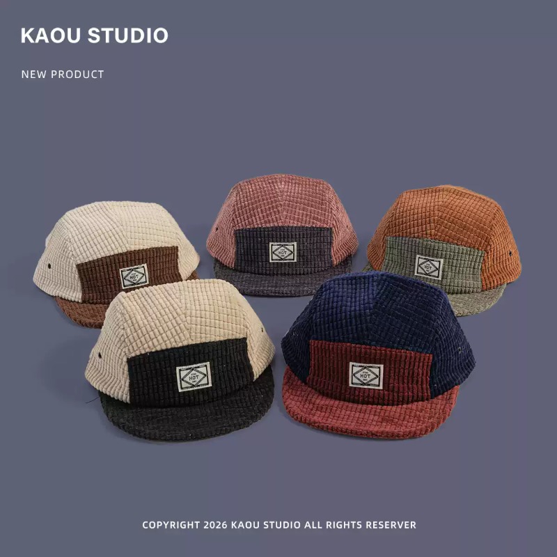 Erkekler ve Kadınlar için Renk - Corduroy Cap 5 Panel incelemesi ve fiyatı